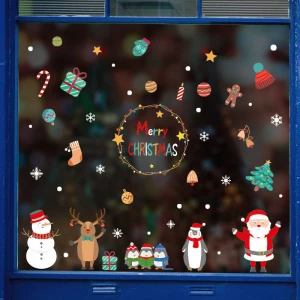 Christmas Static Cling Window Sticker Supplier