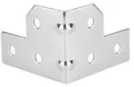 Ribbed Six-Hole Corner Cutting Code YT-JM05 | Heavy-Duty Protection for Battery Shell and Equipment Boxes