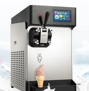 Easy to simple countertop ice cream machine soft serve with single flavor