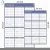 Import 025-2A2 Double sided vertical/horizontal 2020 dry erase calendar wall calendar 2020 custom from China