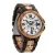 Import Mechanical wooden watch men luxury automatic pure wood handmade steel grain wood watches from China