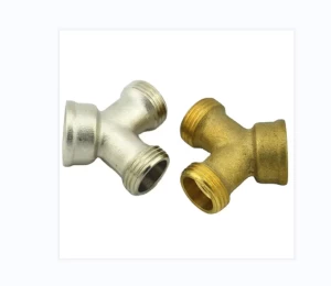 Hot Forging Casting manufacturer forging, Brass Y connector 3 way Forged Parts