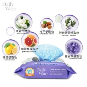 Daily Water scourer wet wipes for kitchen cleaning use