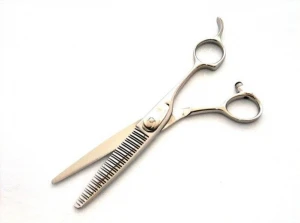"Barcode Glasses 6.0Inch" Japanese-Handmade Thinning Hair Scissors (Your Name by Silk printing, FREE of charge)