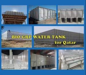 Bio GRP water tank for Qatar