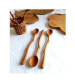 Eco-Logiq Beech Wood Special Branch Pattern Spoon