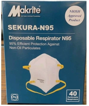 NIOSH N95 Mask, Makrite, 700K stock available in USA