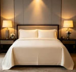 Single 100% Cotton Flat Bed Sheet Full Size Hotel Bed Sheet Wholesale