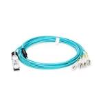QSFP-8LC-AOC-xx Compatible 40G QSFP+ to 4 Duplex LC Active Optical Breakout Cable 5m (16ft) 10m (33ft) 15m (49ft) 20m (