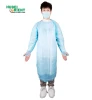 Waterproof CPE Plastic Thumb Cuffs Protective Gown