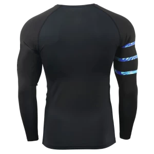 Wholesale OEM fitness compression shirt men slim fit sports t- shirt men dry fit custom sport T-shirt