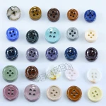 Color zirconia ceramic button
