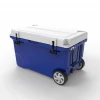 COLDICE wholesale 50L/53QT rotomolded plastic cooler box with wheel