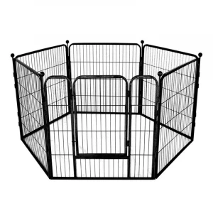 Dog fence pet dog fence dog cage Indoor outdoor pet metal barrier playpen pet exercise iron fence