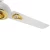 Import white 3 blade ceiling fan no light from China