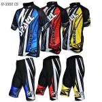 Spall Mens Cycling Jersey Set Bicycle Short Sleeve Set Quick Dry Breathable Shirt Shorts Padded Pant
