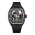 Import BONEST GATTI Men Watches Automatic Mechanical  Carbon Fiber Fluorine Rubber Strap from China