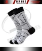 premium quality White black 100% cotton athletic crew socks with logo fashion wholesale customized ODM