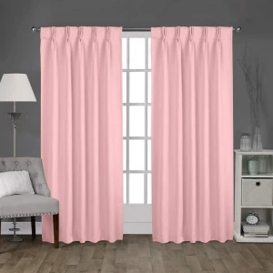 Magic Drapes Double Pinch Pleat Blackout Curtains 100% Polyester Thermal Insulated Room Darkening