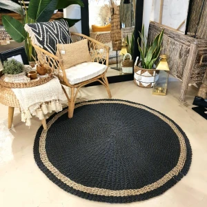 Eco Friendly Handwoven Seagrass Carpet for Home Decor