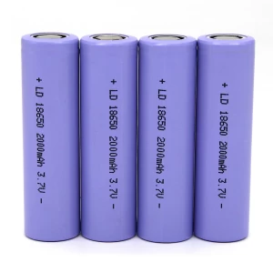 18650 Lithium Ion Battery 3.7V2000mah power 10C high power