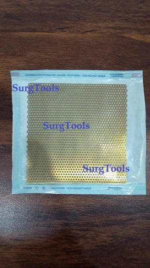Titanium Mesh Plate with Screws for Cranial and Maxillofacial Surgery – Orthopedic Implant Set