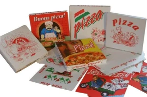 Pizza Boxs With Customer's Design,  And Custom-Made Logo