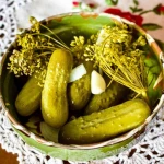 Canned food Pickled cucumber gherkins