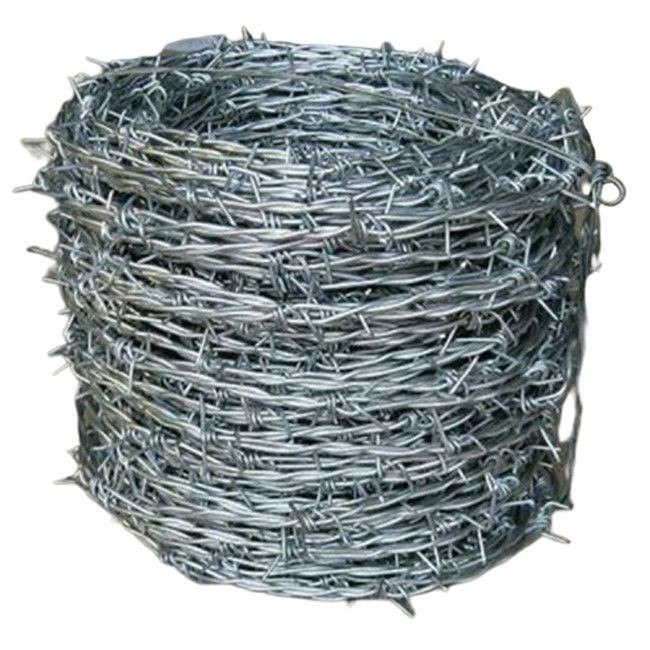 Buy 350400 Meters Galvanised Barbed Wire Price Per Roll Kenya from