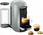 Nespresso Vertuo Plus Coffee Espresso Machine - Silver New