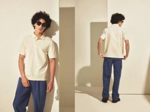 Men’s George Regular-Fit Polo Shirt – Cooling, Stretch, and Easy Care