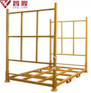 Warehouse Heavy duty Foldable Stackable Tire Stacking Rack for warehouse storage
