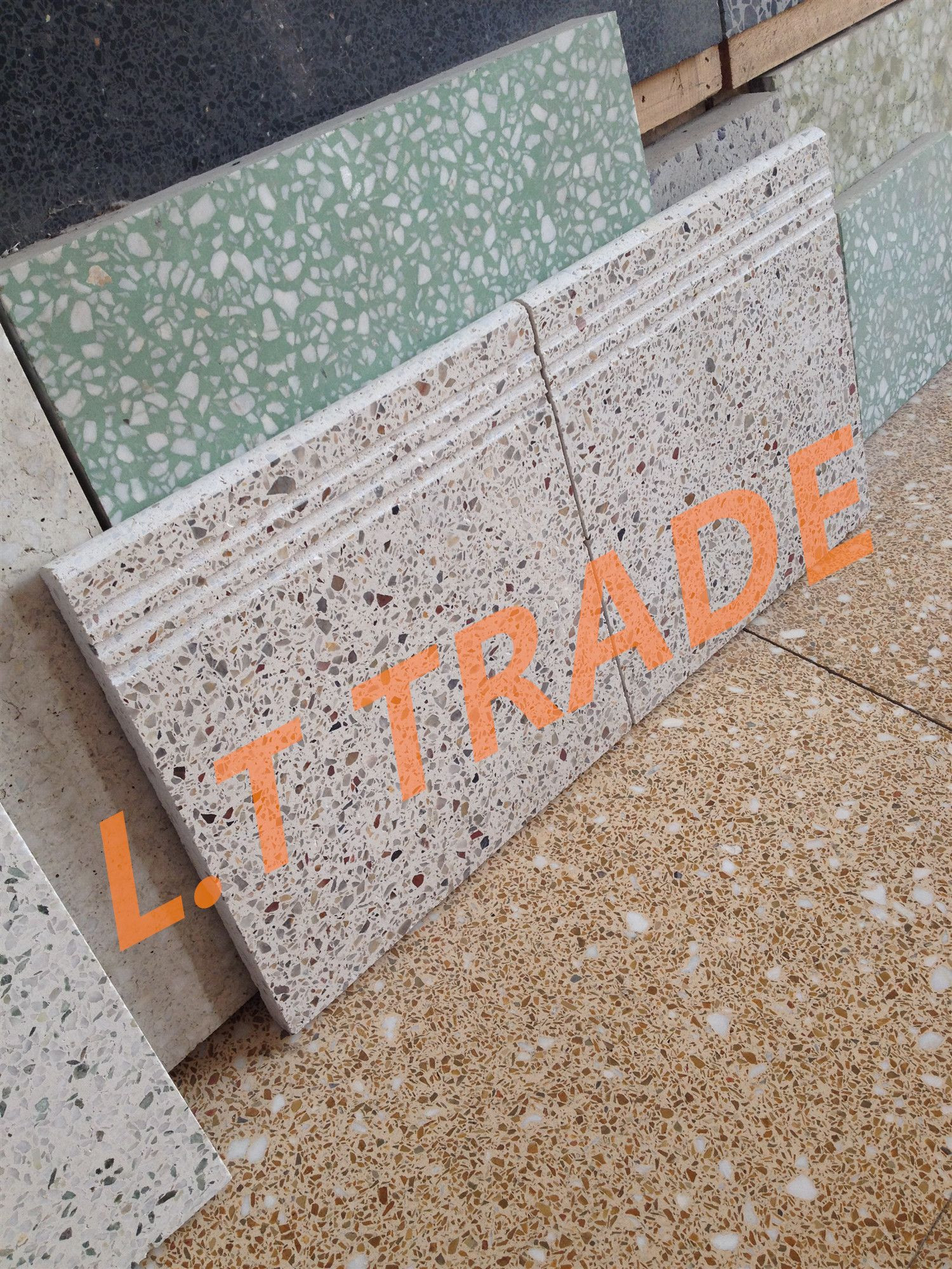 Buy Bespoke Anti-slip Terrazzo Pavers Floor Tiles For Public Floor Use