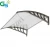 Import 0.8M X 1.5M Wholesale Bronze Aluminum Bracket Composite Canopies Polycarbonate Door Awning For Skylight from China