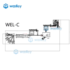Woolley expertising Solution Tube Making Machine Line high speed production #III