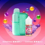 VOOPOO NAVI Cyph Kit 80K Rainbow 80k Puffs 50mg 30mL 1500mAh Type C
