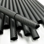 3K twill plain pattern roll wrapped carbon fiber tube 15mm 20mm 12mm 10mm 8mm 6mm 4mm 2mm