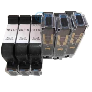 BK118 Ink cartridges BK117, BK129,BK140 Black Solvent Based using on GX150i, GX30I, 350i, G220i, G230i,G320i printer