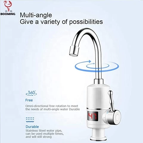 3000W Plastic Hot and Cold Water 3s Instant Electric Automatic Hot Selling Water Heating Tap Faucet Heater