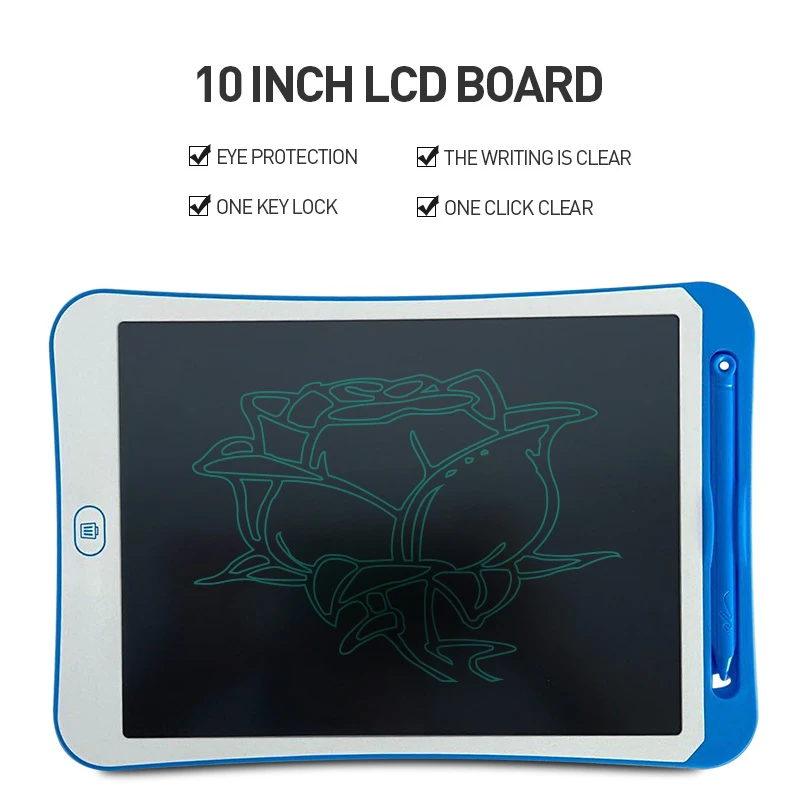 10 ODM environmentally friendly LCD  Blackboard Handwriting Pad Board  White Teaching Word Writing Tablet  With Pen