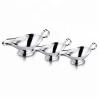 10 Oz Mirror Stainless Steel Gravy Sauce Boat with Spout