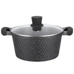 10 pcs cookware set die casting aluminum cookware sets non stick Small diamond Pots And Pans Set