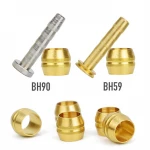 100 Sets MTB Mountain Bike Bicycle Hydraulic Disc Brake Hose Connector Insert and Olive Set BH59 BH90 Magura