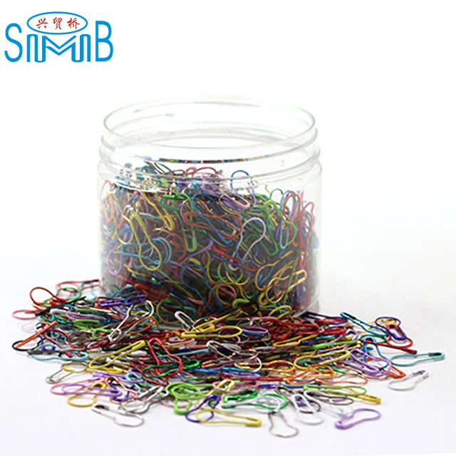 1000pcs/pack Knitting Crochet Locking Knitting Cross Stitch Marker Hangtag Safety Gourd Pins Needle Clip Crafts