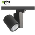 100lm/w Ra90 led showroom shop lighting track lighting 4 3 lines led track light 25 w