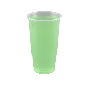 105-32oz 1000ml Disposable Clear Large Juice Coffee Bubble Milk Tea PP Plastic Plain Cup Wholesale