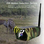 1080P  Battery Powered Outdoor Waterproof  P2P Wifi Wireless Pir  IP Hunting Camera Solar Panel 2Way Audio TF Card Recording