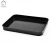 Import 10inch rectangle carbon steel cookie bread baguette baking tray pan bakeware for cake chicken and turkey from China