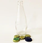 10oz ,300ml beverage use glass bottes with crown caps for storing sparkling water,soda water,mineral water,tea