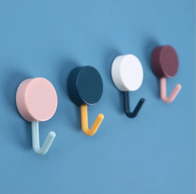 10pcs Multifunctional adhesive mini wall hooks used in kitchen bedroom